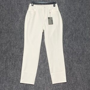 G/FORE Women's White Golf Pants Size 4‎ GLB000022 MSRP $195 NEW Slim Fit